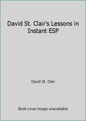David St. Clair's Lessons in Instant ESP 0451088530 Book Cover