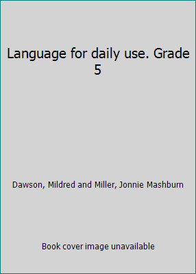 Language for daily use. Grade 5 B000K0AC9Y Book Cover