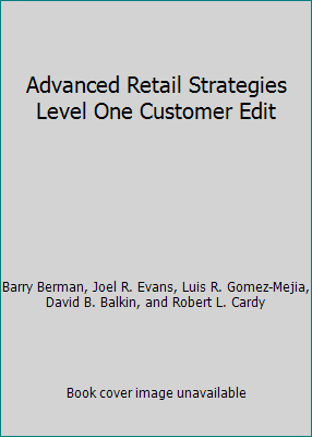 Advanced Retail Strategies Level One Customer Edit 0558349285 Book Cover