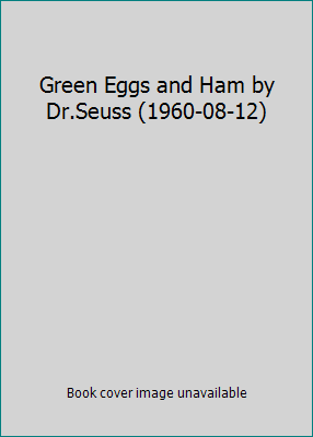 Green Eggs and Ham by Dr.Seuss (1960-08-12) B01MQZYS9A Book Cover