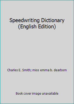 Speedwriting Dictionary (English Edition) B001EKF7E4 Book Cover