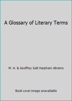 A Glossary of Literary Terms 141303392X Book Cover