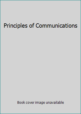 Principles of Communications 8172245327 Book Cover
