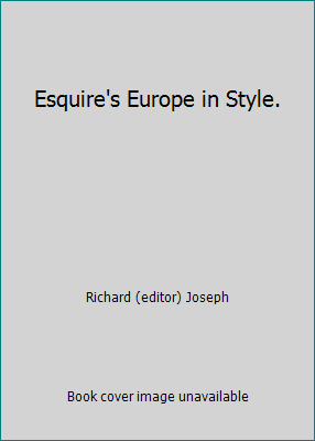 Esquire's Europe in Style. B000H2DXN2 Book Cover