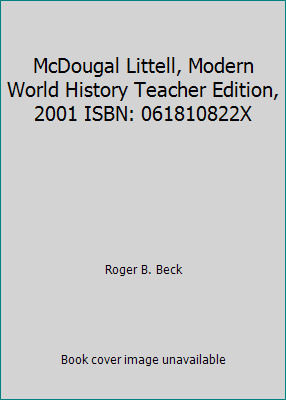 McDougal Littell, Modern World History Teacher ... 061810822X Book Cover