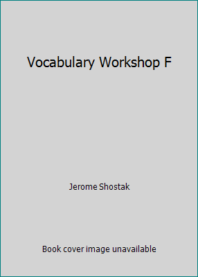 Vocabulary Workshop F 0871051761 Book Cover