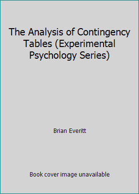 The Analysis of Contingency Tables (Experimenta... 0470991445 Book Cover