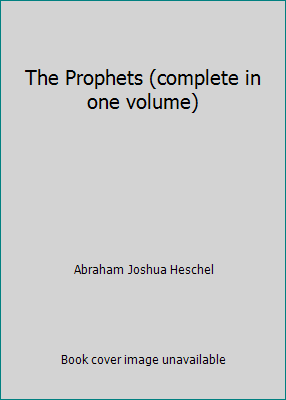 The Prophets (complete in one volume) B00268ZC8Y Book Cover