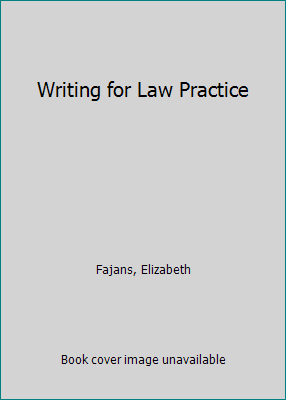 Writing for Law Practice 159941631X Book Cover