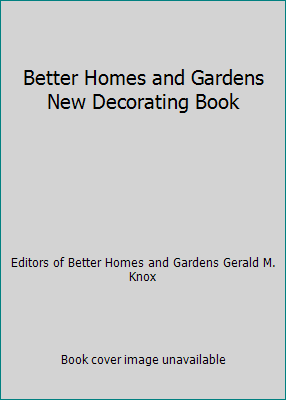 Better Homes and Gardens New Decorating Book B000KA9358 Book Cover