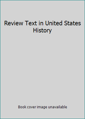 Review Text in United States History B0026PXGJO Book Cover