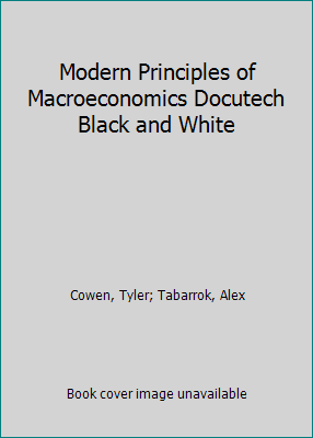 Modern Principles of Macroeconomics Docutech Bl... 1429246820 Book Cover