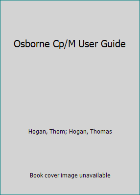 Osborne Cp/M User Guide 0931988829 Book Cover