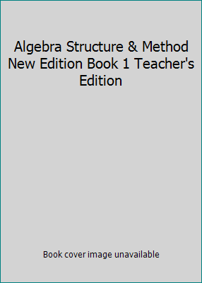 Algebra Structure & Method New Edition Book 1 T... 0395340934 Book Cover
