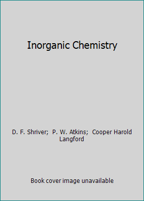 Inorganic Chemistry 0716720795 Book Cover