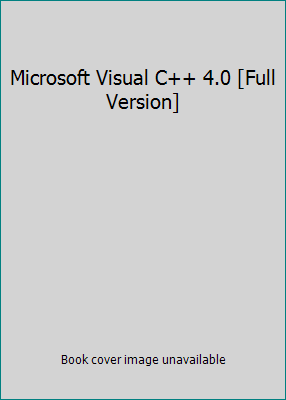 Microsoft Visual C++ 4.0 [Full Version] 8174731075 Book Cover