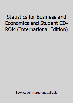 Statistics for Business and Economics and Stude... 0130487287 Book Cover