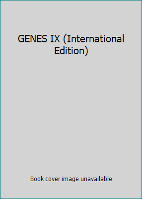 GENES IX (International Edition) 0763752223 Book Cover