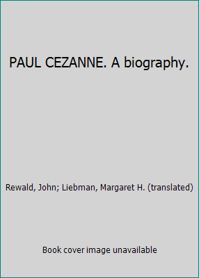 PAUL CEZANNE. A biography. B00150T35M Book Cover