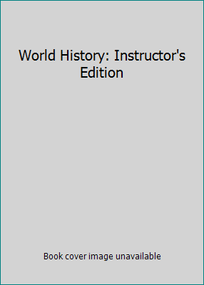 World History: Instructor's Edition 0534571727 Book Cover
