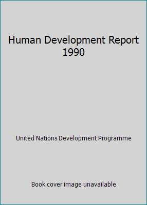 Human Development Report 1990 019506481X Book Cover
