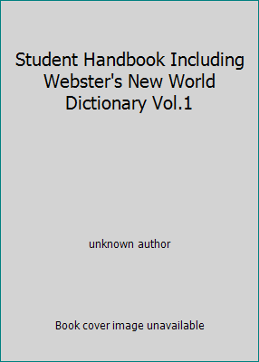 Student Handbook Including Webster's New World ... B0016251FK Book Cover