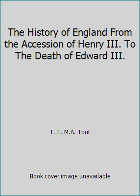 The History of England From the Accession of He... B0027PFS9O Book Cover