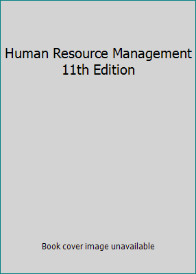 Human Resource Management 11th Edition 0077534336 Book Cover
