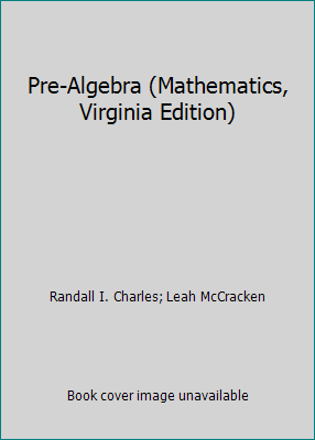 Pre-Algebra (Mathematics, Virginia Edition) 0131314300 Book Cover