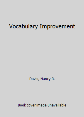 Vocabulary Improvement 0070155135 Book Cover