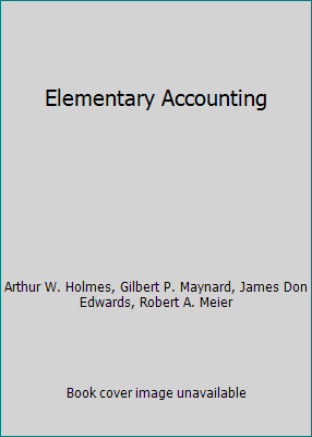 Elementary Accounting B001L6HRJO Book Cover