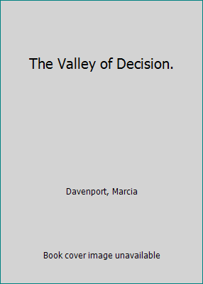 The Valley of Decision. 0837604273 Book Cover