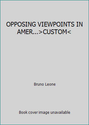 OPPOSING VIEWPOINTS IN AMER...>CUSTOM< 1426635540 Book Cover