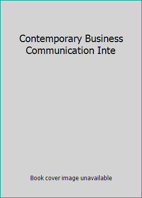 Contemporary Business Communication Inte 1439035695 Book Cover