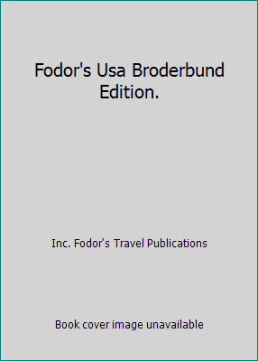 Fodor's Usa Broderbund Edition. B001K2DMKW Book Cover