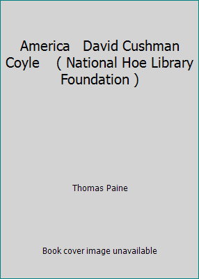America   David Cushman Coyle    ( National Hoe... B00085HF0A Book Cover