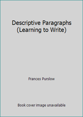 Descriptive Paragraphs (Learning to Write) 1553884329 Book Cover