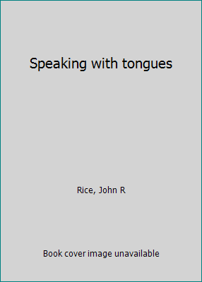 Speaking with tongues B0007HQI4I Book Cover