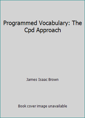 Programmed Vocabulary: The Cpd Approach 0137297076 Book Cover