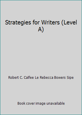 Strategies for Writers (Level A) 0736750991 Book Cover