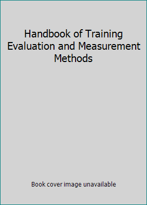 Handbook of Training Evaluation and Measurement... 8179922782 Book Cover