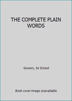 THE COMPLETE PLAIN WORDS B002IW341U Book Cover