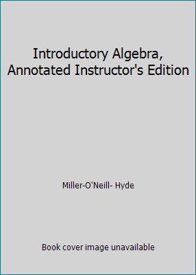 Introductory Algebra, Annotated Instructor's Ed... 0073023116 Book Cover