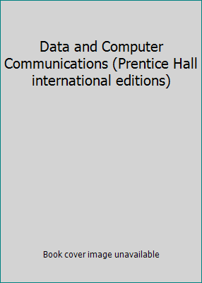Data and Computer Communications (Prentice Hall... 0130863882 Book Cover