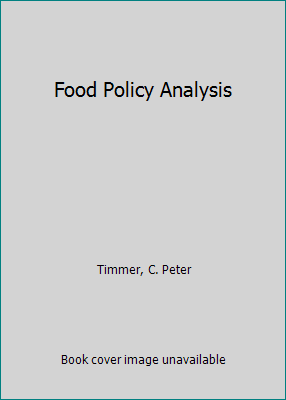 Food Policy Analysis 0801830729 Book Cover