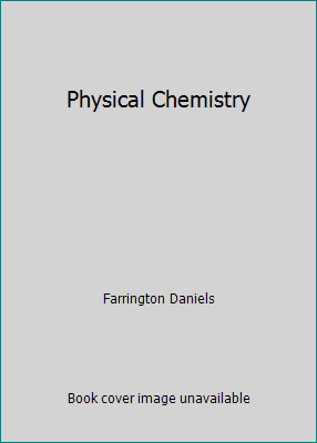 Physical Chemistry 0471872083 Book Cover