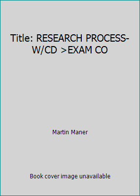 Title: RESEARCH PROCESS-W/CD >EXAM CO 0767411404 Book Cover