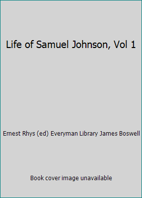 Life of Samuel Johnson, Vol 1 B001DBAYBA Book Cover