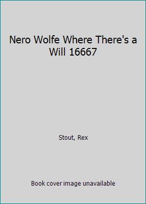 Nero Wolfe Where There's a Will 16667 B0051J231E Book Cover