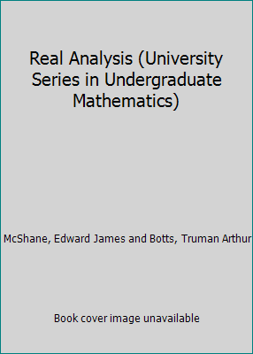 Real Analysis (University Series in Undergradua... 0442052995 Book Cover